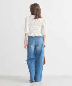 earth music&ecology ポコポコシャーリングトップス