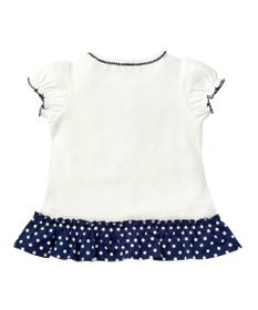 MIKI HOUSE HOT BISCUITS 【80-120cm】すそフリル 半袖Tシャツ