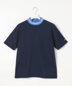 23区GOLF 【WEB限定】【MEN】【吸水速乾/UVケア】襟ロゴ モックネックシャツ