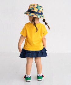 MIKI HOUSE HOT BISCUITS 【80-120cm】 バンダナ柄 ワッペン 半袖Tシャツ