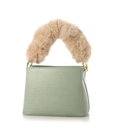 UNBILLION cachecache スパイラルエコファーハンドルスクエアミニショルダー