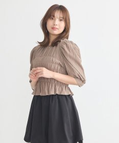 earth music&ecology ポコポコシャーリングトップス