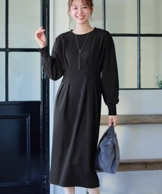 Tiaclasse L 【吸水発熱 / 静電気防止】ポンチタックワンピース