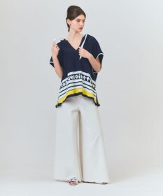 GRACE CONTINENTAL パイルポンチョフーディ