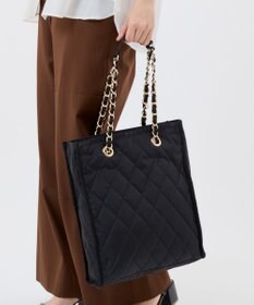 LeSportsac CHAIN N/S TOTE/ミッドナイトキルトチェーン