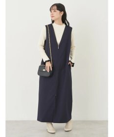 earth music&ecology ジップジレワンピース