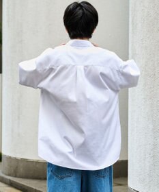 WEGO 【シワになりにくい】イージーケアオックスフォードワンポイントシャツ（S）