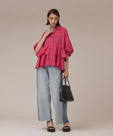 GRACE CONTINENTAL ティアードシャツチュニック