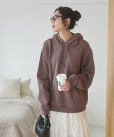 WEGO 【ユニセックス着用ITEM/裏起毛】リラックスフィットスウェットプルパーカー