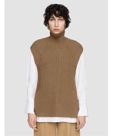 JOSEPH ミクスドメディアニット　コンビネーションベスト