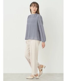 earth music&ecology マジョリカプリーツブラウス