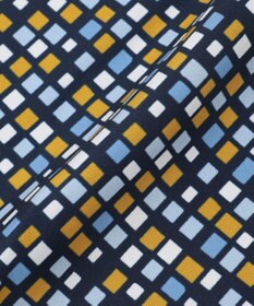 GOTAIRIKU 日本製【シルク100％】オリジナル柄チーフ_幾何学柄