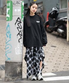 WEGO 【ユニセックス着用ITEM】別注VISIONゴーストスケーターグラフィックT（LS）