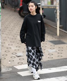 WEGO 【ユニセックス着用ITEM】別注VISIONゴーストスケーターグラフィックT（LS）