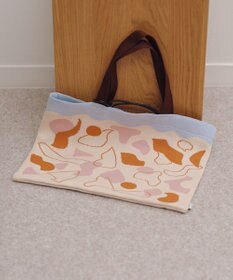 TRICOTE 【入園・入学祝い】コラージュ柄 ニットレッスンバッグ