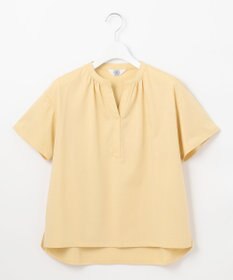 J.PRESS LADIES 【洗える・接触冷感】プレーティングジャージー バンドカラー カットソー