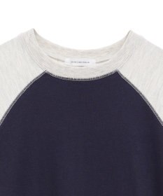 AMERICAN HOLIC 異素材ラグランスリーブロングワンピース