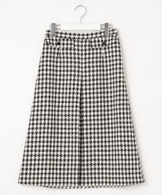 Feroux 【洗える】BOXタックミドル丈 スカート