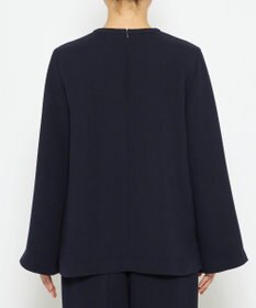 uncrave 【防シワ・洗濯機洗い可】ウォッシャブルダブルクロス スリットスリーブ ブラウス（uncrave STANDARD）