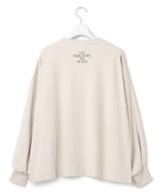 23区 【洗える】フレンチコットンテリー ロゴ トップス