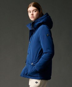JOSEPH ABBOUD MOUNTAIN 【サスティナブル/ECO撥水/ECOファー/９ポケット】ナイロンピーチダウンコート
