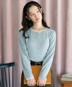 earth music&ecology 【WEB限定】アイレットジャカードタイトプルオーバー