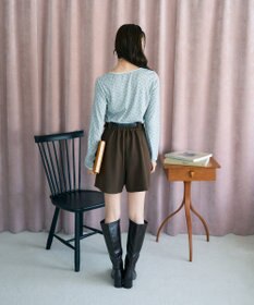 earth music&ecology 【WEB限定】アイレットジャカードタイトプルオーバー