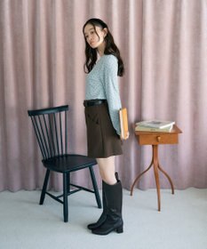 earth music&ecology 【WEB限定】アイレットジャカードタイトプルオーバー