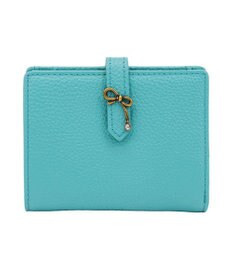 LANVIN en Bleu リュバン コンパクト二つ折り財布