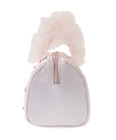 Maison de FLEUR チュールハンドルラインストーンボストンバッグ