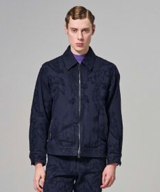 JOSEPH HOMME 【HIGH GRADE LINE】ワラカットエンブロイダリー　ジップアップブルゾン ネイビー系5