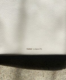 Hekhèr Le Style de Vie 【日本製/セレモニーにも】シュリンクレザー ハンドバッグ medium