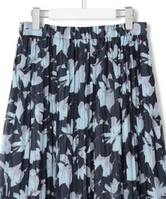 23区 【洗える】Ratti シャドーフラワープリント スカート