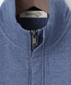 JOSEPH ABBOUD MOUNTAIN 【オーガニックコットン使用/ 柔らかな肌触り】 ハイネックジップ ブルゾン