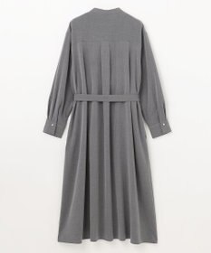 ANY 【洗濯機可能/ストレッチ】ウールライク前開きワンピース