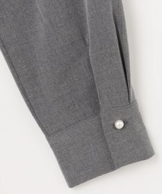 ANY 【洗濯機可能/ストレッチ】ウールライク前開きワンピース