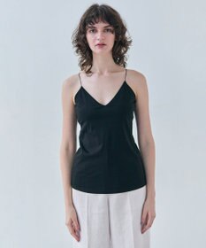 BEIGE， 【洗える・Precious 7月号掲載】ABELIA / コットンVラインカップ付きキャミソール