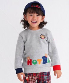 MIKI HOUSE HOT BISCUITS 【80-120cm】 立体ロゴ×キャラクタートレーナー