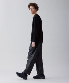 UNFILO MENS イージーケア ワッフル ヘンリーネック [23年春夏商品]