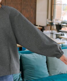 Tiaclasse ダンボールポンチノーカラーブルゾン