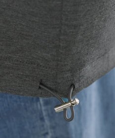 Tiaclasse ダンボールポンチノーカラーブルゾン