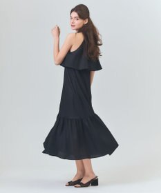 GRACE CONTINENTAL リネンライクホルタードレス