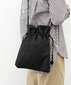 FOLNA RD ソフトレザー巾着ショルダーバッグ