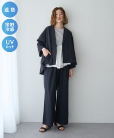 YECCA VECCA 【UVカット/接触冷感/遮熱】イージーワイドパンツ
