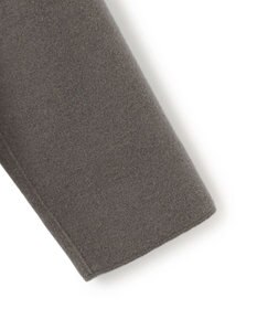 J.PRESS YORK STREET 【WOMEN】NEEDLE JERSEY マフラー付コート