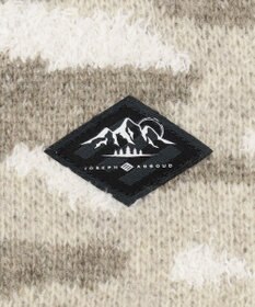 JOSEPH ABBOUD MOUNTAIN 【UNISEX】ラムウール×モールカモフラージュ ニットキャップ