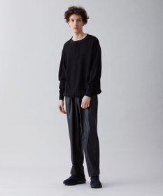 UNFILO MENS イージーケア ワッフル ヘンリーネック [23年春夏商品]