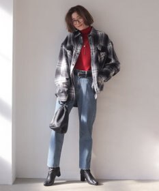 WEGO 【2025年秋冬新作/ユニセックス着用ITEM/SMLサイズ展開】ヘビーネルチェックシャツ（LS）