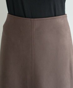 YECCA VECCA レザーライクナロースカート