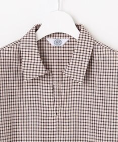 J.PRESS LADIES サイロチェック スキッパー ブラウス
